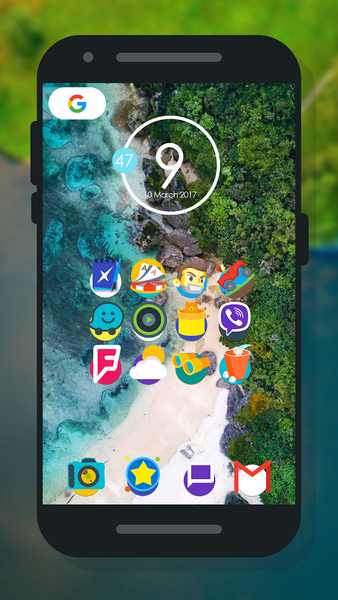 X Back - Icon Pack - عکس برنامه موبایلی اندروید