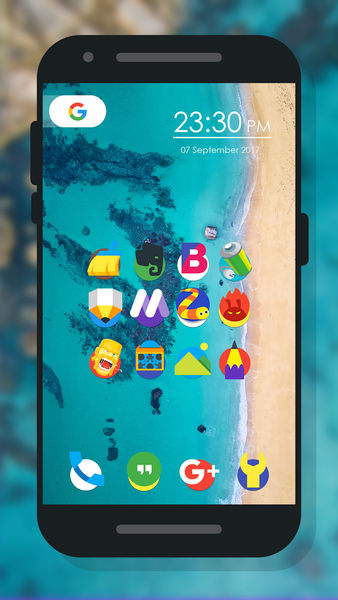 X Back - Icon Pack - عکس برنامه موبایلی اندروید