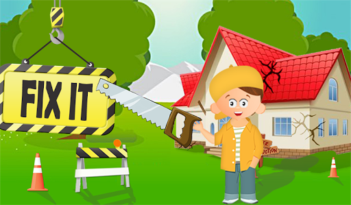 Fix It House - House Repairing - Gameplay image of android game