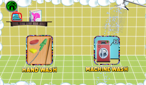 Little Wash Laundry Cloth - Gameplay image of android game
