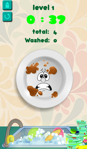 Wash Dishes - Home Kitchen Cle - Gameplay image of android game