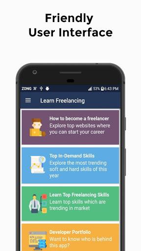Learn Freelancing - عکس برنامه موبایلی اندروید