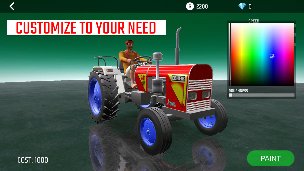 Indian Tractor PRO Simulation - Gameplay image of android game