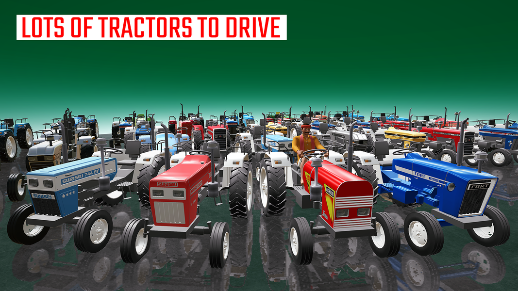 Indian Tractor PRO Simulation - Gameplay image of android game