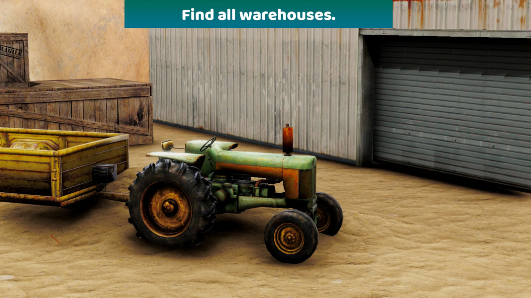 Indian Tractor Trolley Cargo S - Gameplay image of android game