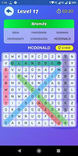 Word Search: Find Hidden Words - عکس برنامه موبایلی اندروید