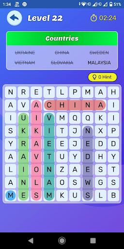 Word Search: Find Hidden Words - عکس برنامه موبایلی اندروید