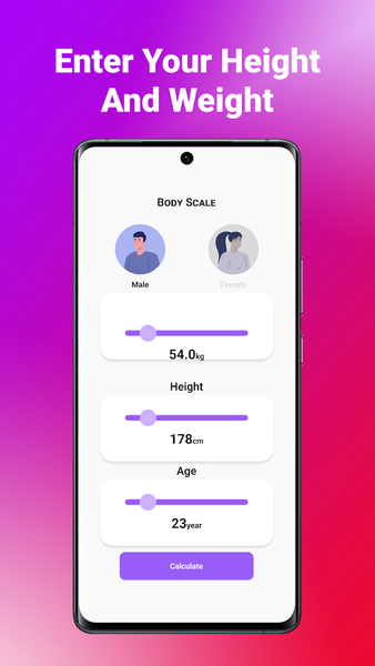 Body Scale - Image screenshot of android app