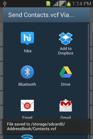Address Book - Image screenshot of android app