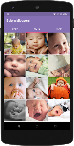 Baby Wallpapers - Image screenshot of android app