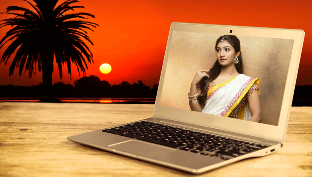 Laptop Photo Frame Editor - عکس برنامه موبایلی اندروید