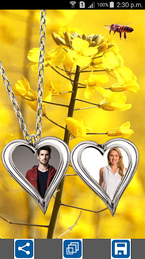 Love Locket Photo Frames - Image screenshot of android app