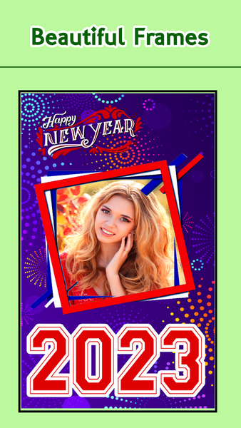 Newyear 2026 Frames and Editor - Image screenshot of android app