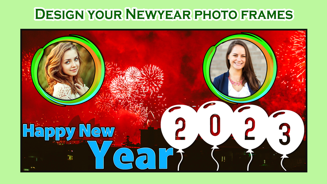 Newyear Frames - Image screenshot of android app