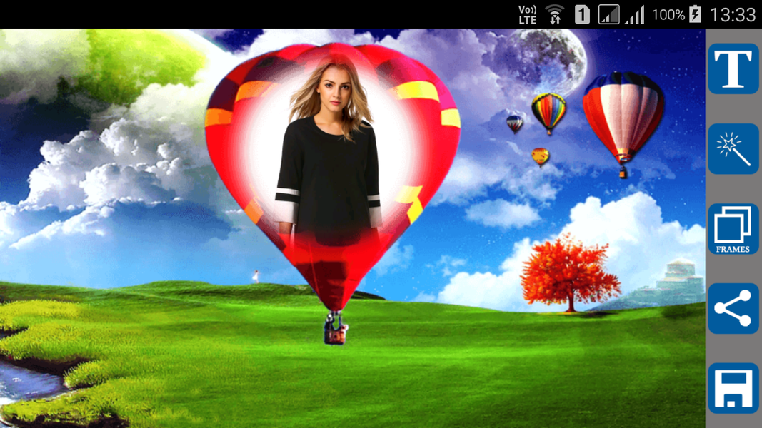 Parachute Photo Frames - Image screenshot of android app