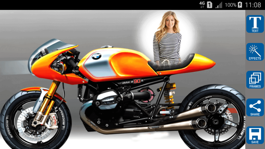 Sports Bike Photo Editor - Image screenshot of android app