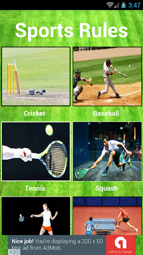 Sports Rules - عکس برنامه موبایلی اندروید