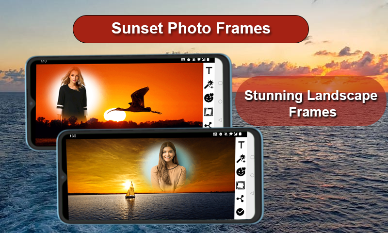Sunset Photo Frames - Image screenshot of android app
