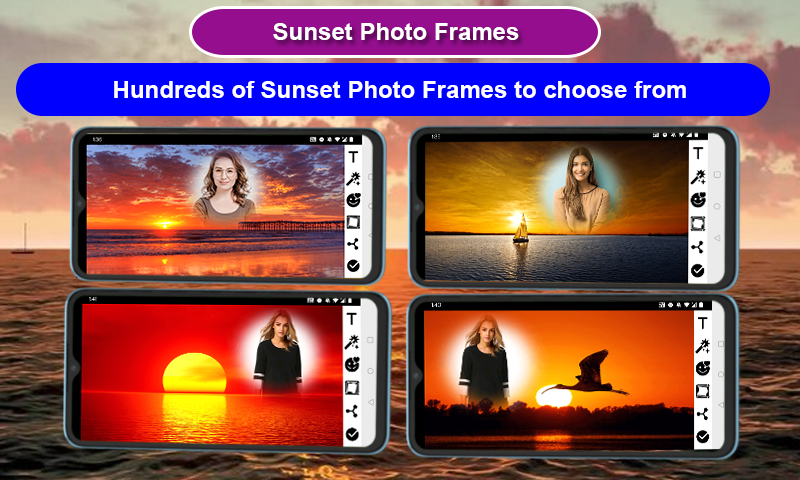 Sunset Photo Frames - Image screenshot of android app