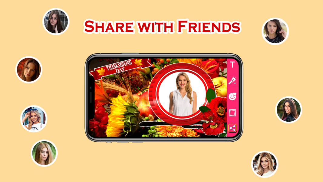 Thanksgiving Photo Frames - عکس برنامه موبایلی اندروید