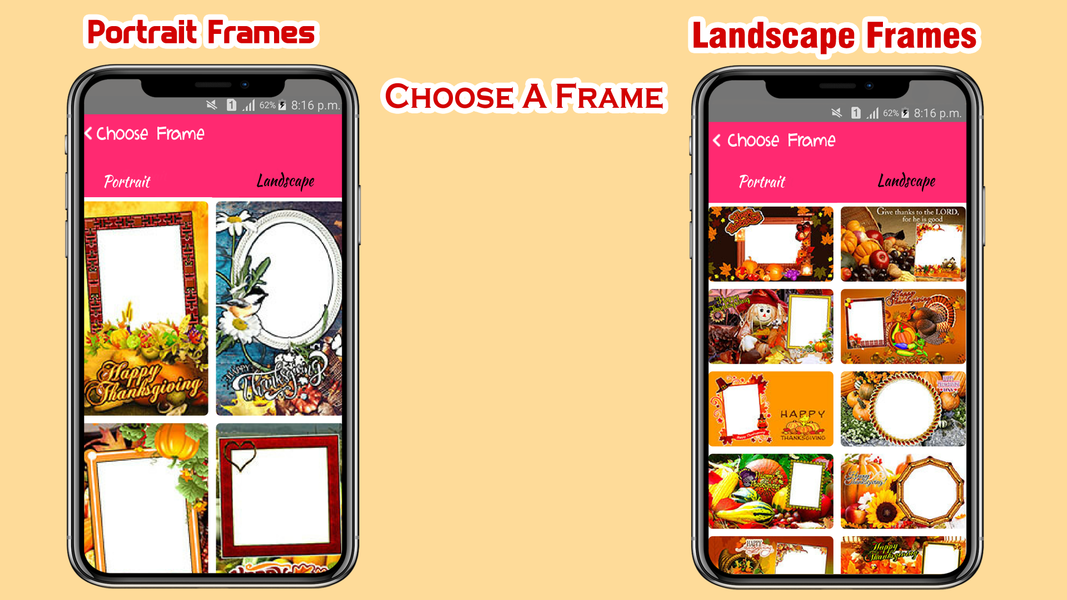 Thanksgiving Photo Frames - Image screenshot of android app