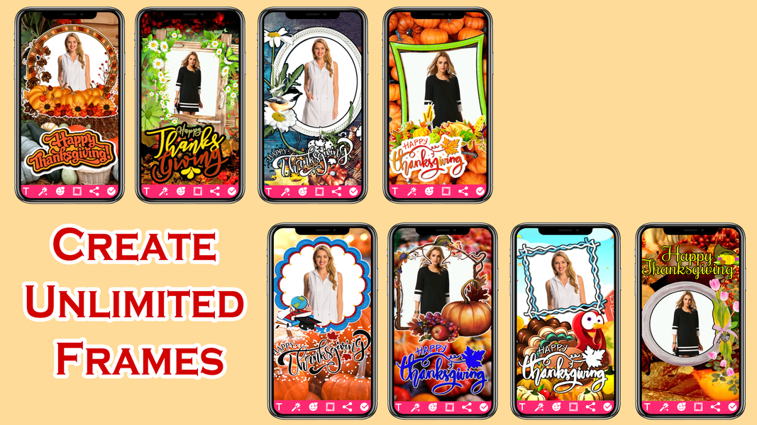 Thanksgiving Photo Frames - عکس برنامه موبایلی اندروید