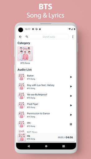 BTS Song Lyrics Offline - Image screenshot of android app