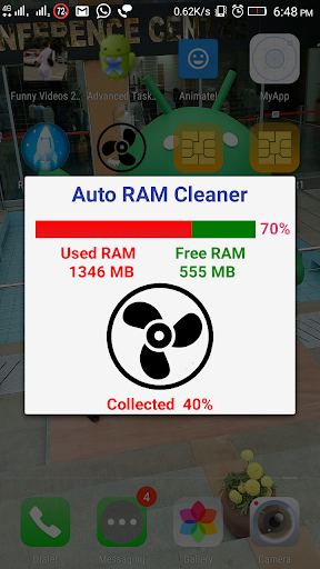 Auto RAM Cleaner - Image screenshot of android app