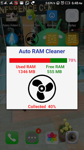 Auto RAM Cleaner - عکس برنامه موبایلی اندروید