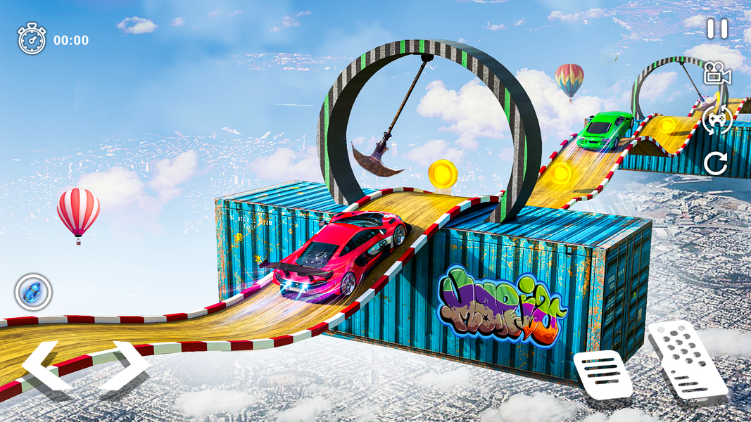 Crazy Car Stunts - Car Games - Gameplay image of android game