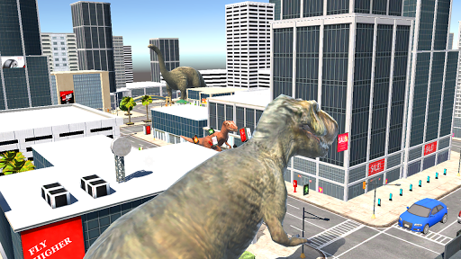 Dinosaur Simulator - City destroy - عکس بازی موبایلی اندروید