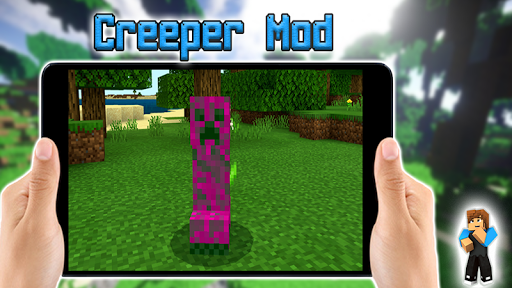 Creeper Mod for Minecraft PE - عکس برنامه موبایلی اندروید