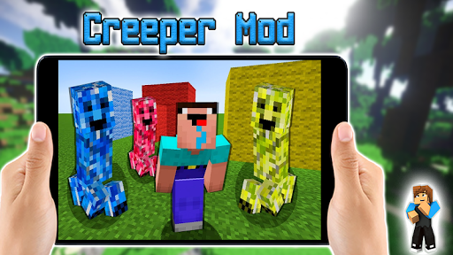 Creeper Mod for Minecraft PE - عکس برنامه موبایلی اندروید