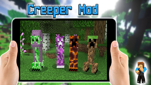 Creeper Mod for Minecraft PE - عکس برنامه موبایلی اندروید