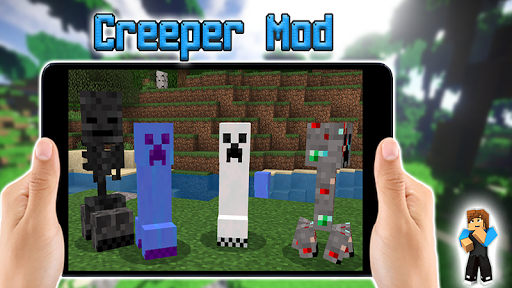 Creeper Mod for Minecraft PE - عکس برنامه موبایلی اندروید