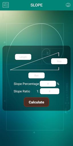 Slope Calculation Tool - عکس برنامه موبایلی اندروید