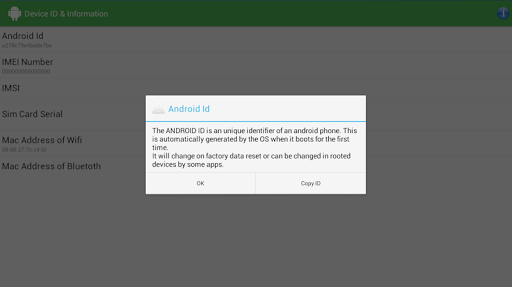 Device ID & Info. for Android - عکس برنامه موبایلی اندروید