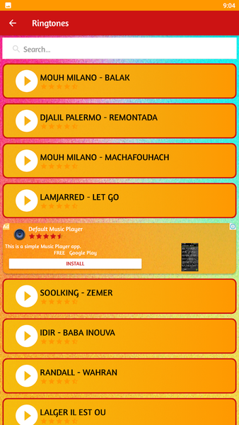 Algerian Ringtones - Image screenshot of android app
