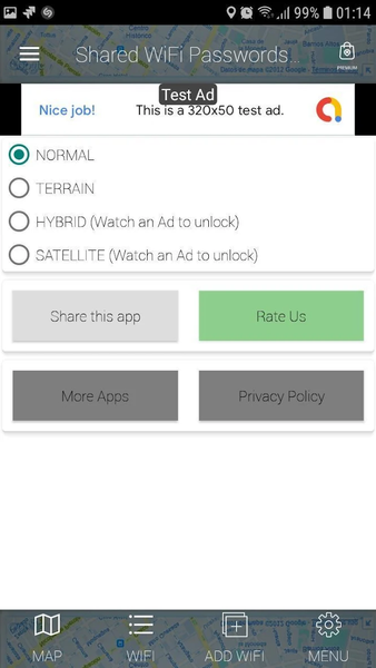 WiFi Passwords Map - Image screenshot of android app