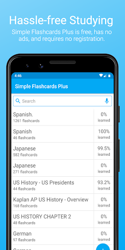 Simple Flashcards Plus - عکس برنامه موبایلی اندروید