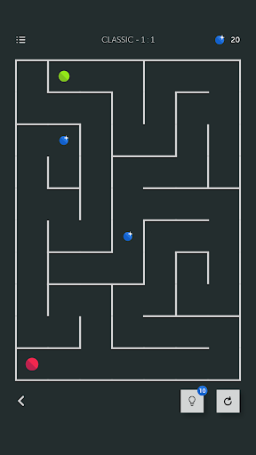 Maze Craze - Labyrinth Puzzles - Gameplay image of android game