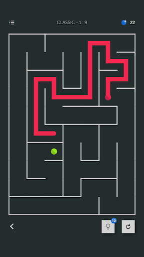 Maze Craze - Labyrinth Puzzles - Gameplay image of android game
