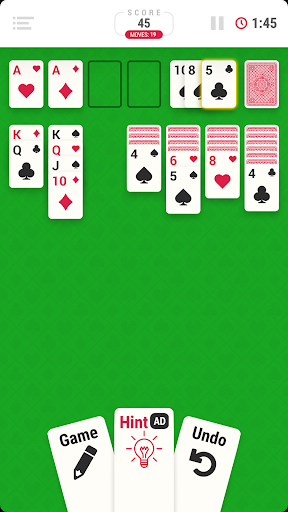 Solitaire Infinite - Gameplay image of android game