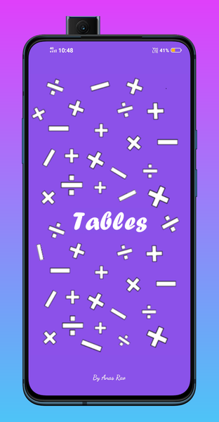 Easy Multiplication Tables - Image screenshot of android app