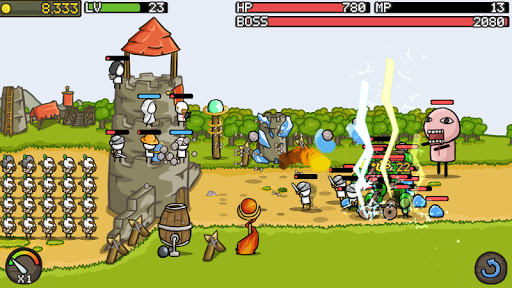 Grow Castle - Tower Defense - Gameplay image of android game