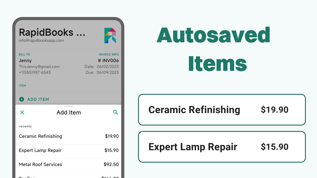 Invoice Maker & Template - عکس برنامه موبایلی اندروید