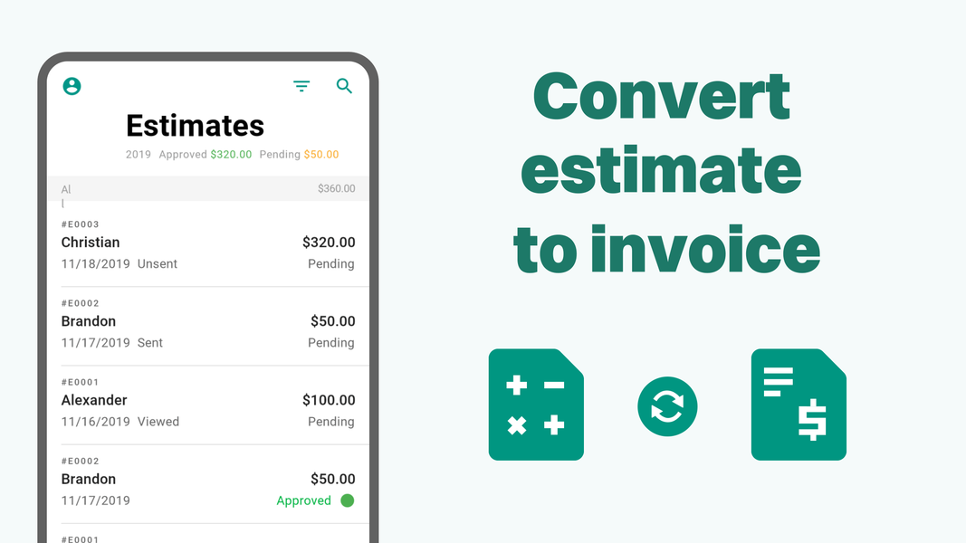 Invoice Maker & Template - عکس برنامه موبایلی اندروید