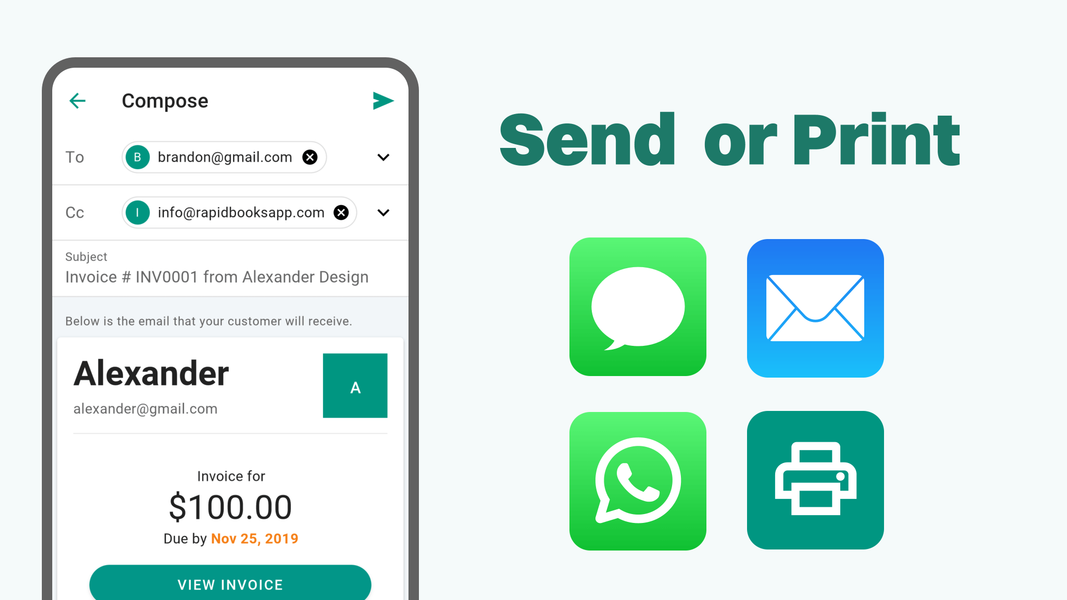 Invoice Maker & Template - عکس برنامه موبایلی اندروید