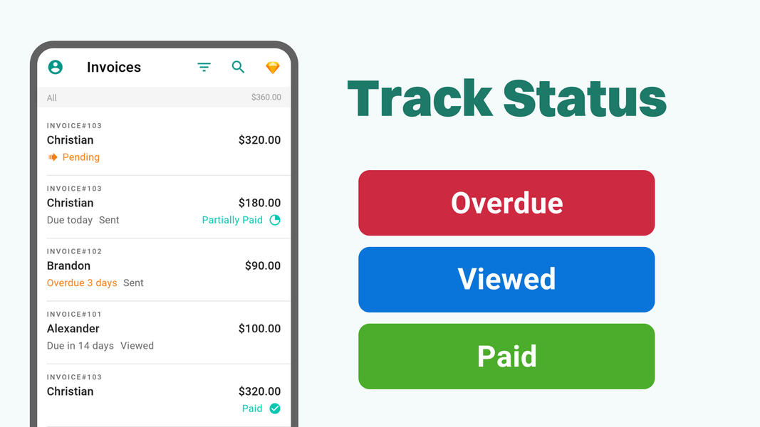 Invoice Maker & Template - عکس برنامه موبایلی اندروید