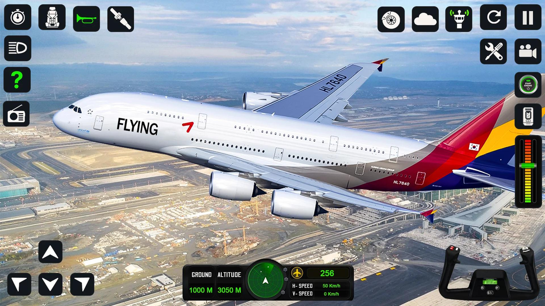Airplane Simulator Flight Game - عکس بازی موبایلی اندروید